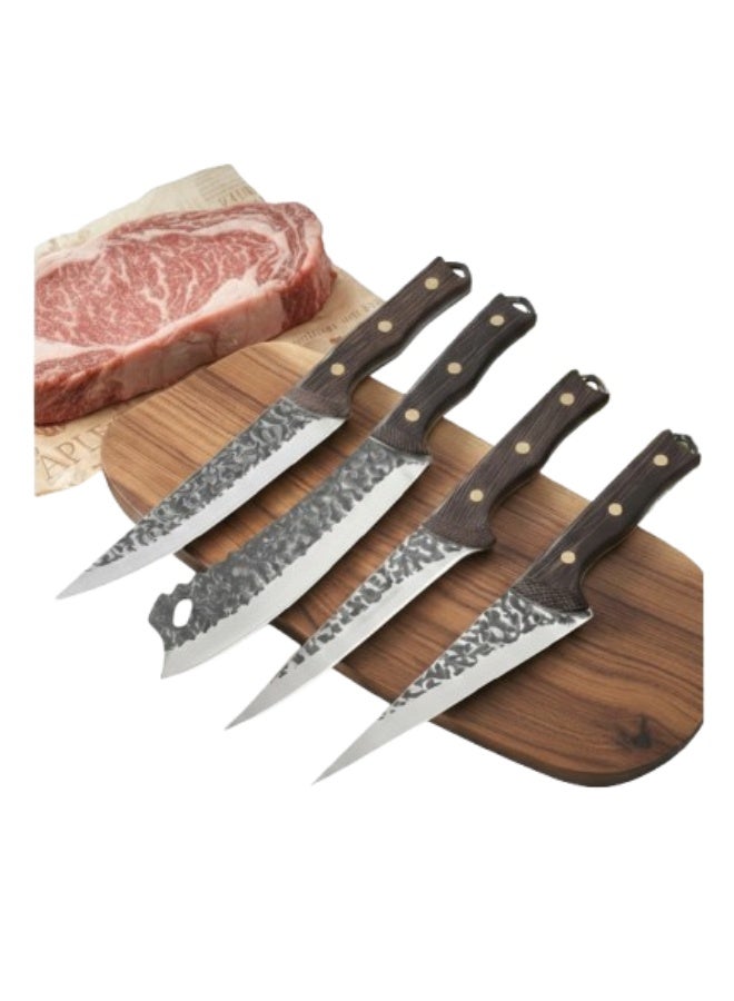 BLOOMING TIME Premium Forged Butcher Knife Set – Precision, Power & Style - Image 1